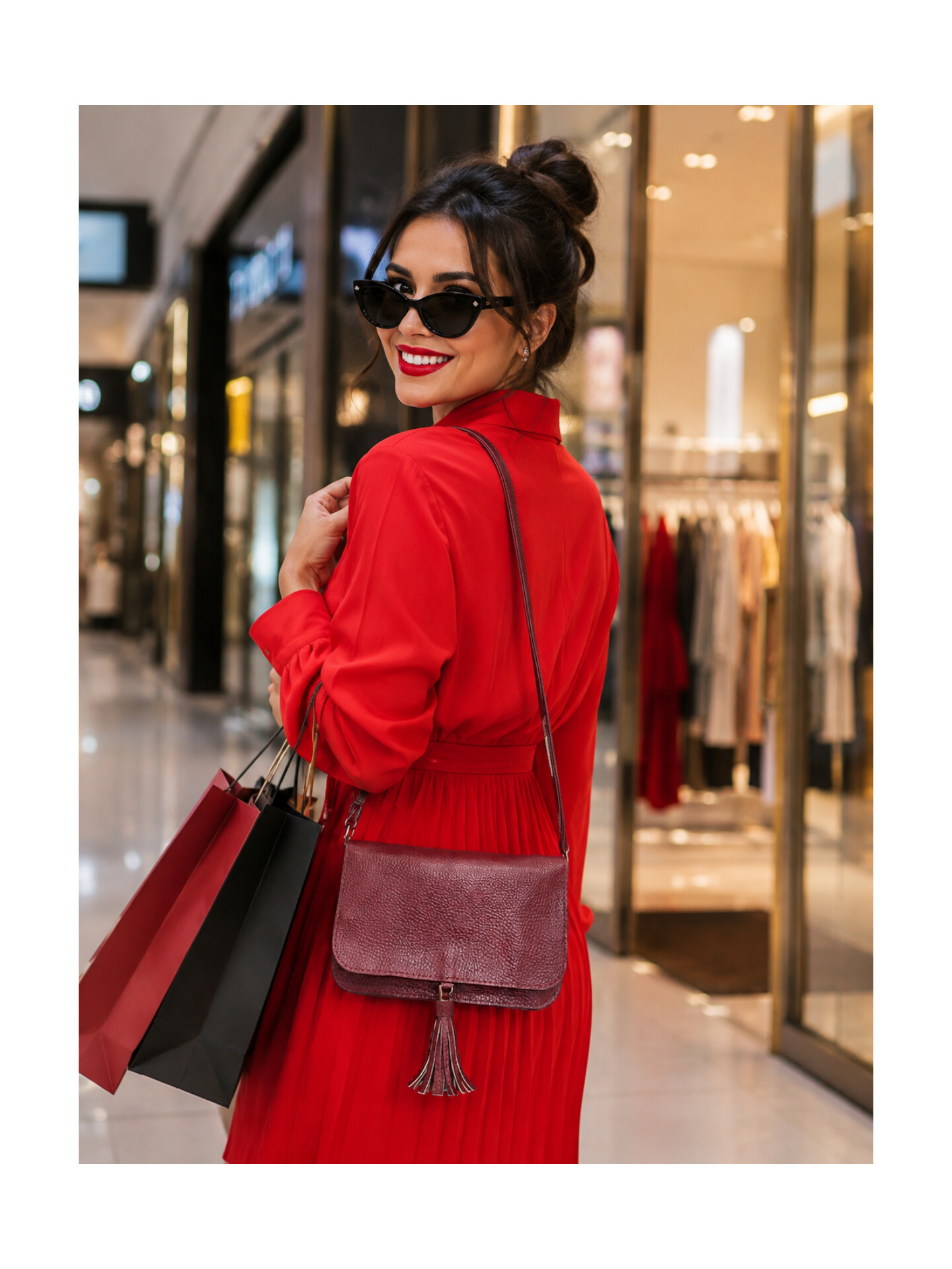 کیف دوشی زنانه مدل الیزا