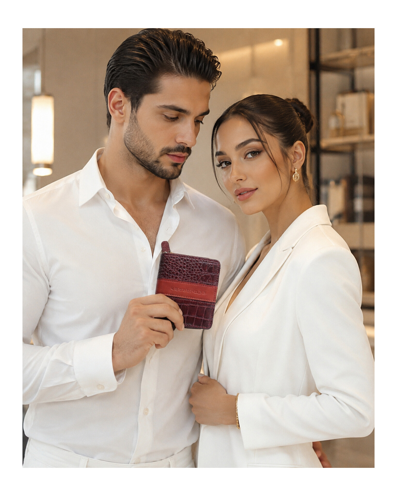 کیف پول و جاکارتی چرم طبیعی اسپرت لیام-چرم سادورا