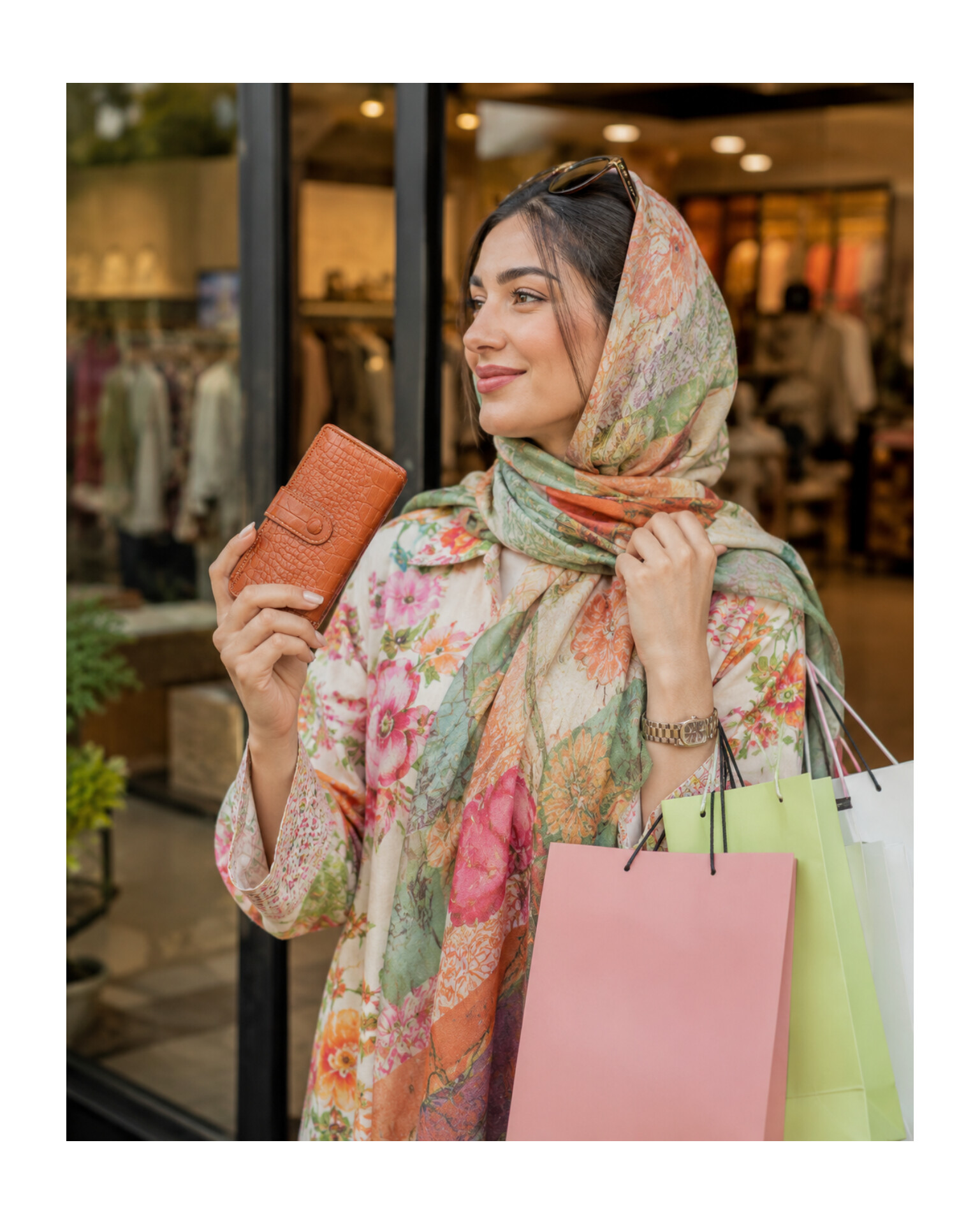 کیف پول زنانه چرم طبیعی-چرم سادورا