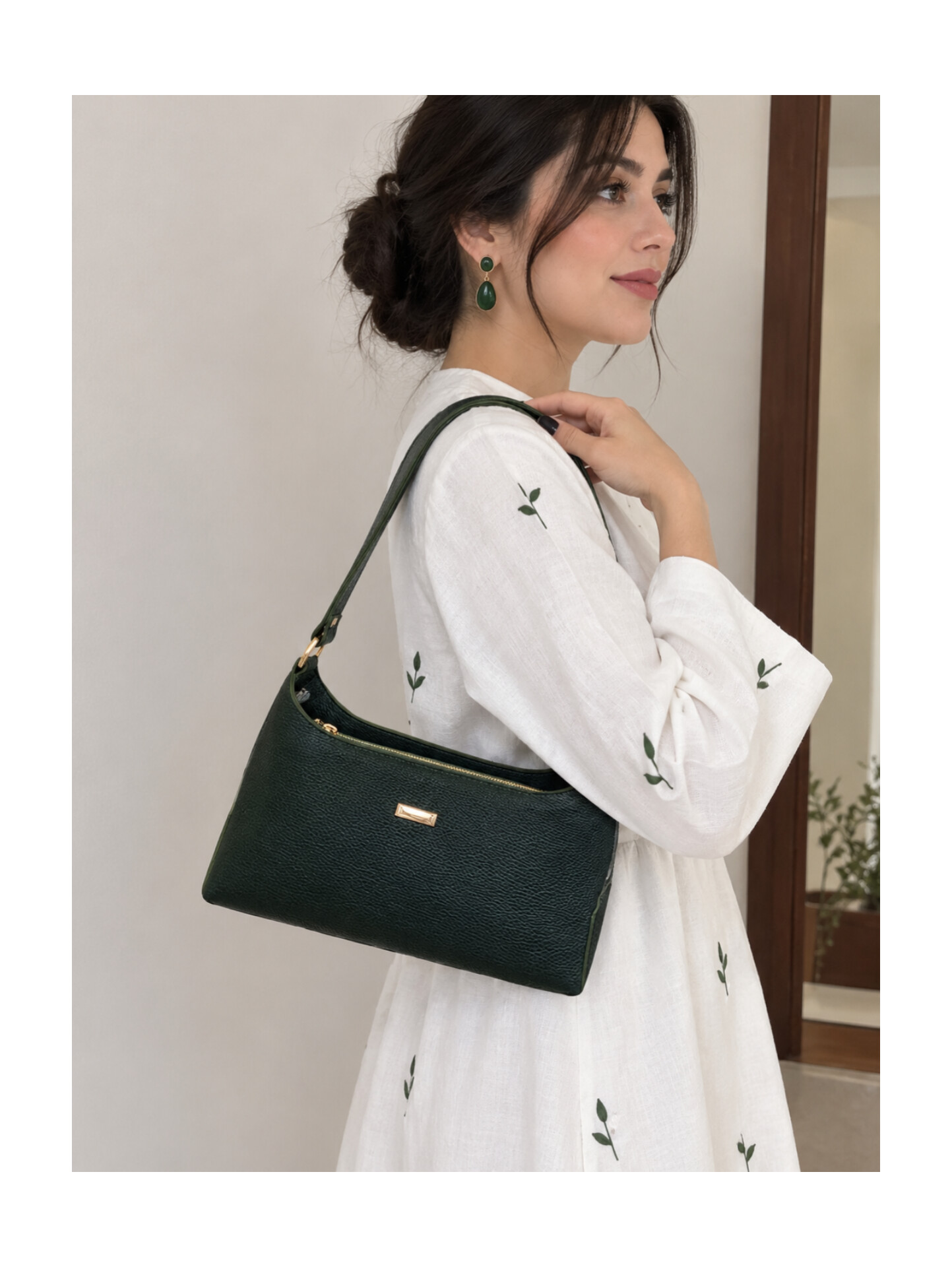 کیف دوشی زنانه چرم طبیعی-چرم سادورا