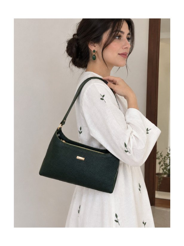 کیف دوشی زنانه چرم طبیعی-چرم سادورا