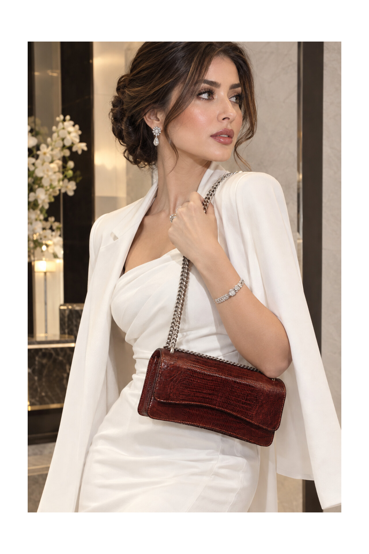 کیف مجلسی زنانه مدل سارا-چرم سادورا